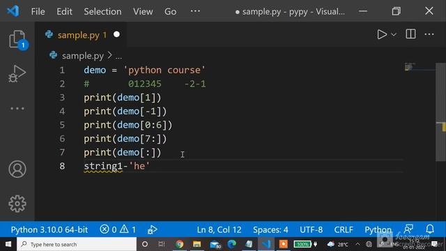 How to use string in python | python strings | #python tutorial 8 смотреть онлайн
