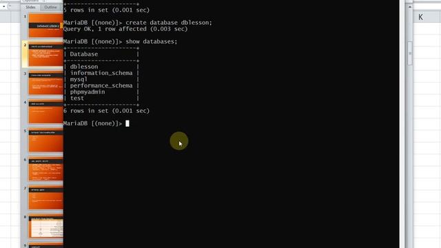 Lesson 2 SQL Query using xampp terminal create database,create table смотреть онлайн