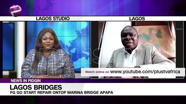 FG Go Start Repair on top Marina Bridge Apapa | Pidgin News смотреть онлайн