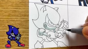 Drawing FRIDAY NIGHT FUNKIN'-Sonic.EXE & Tail's Halloween/Cyclops Sonic/Knuckles