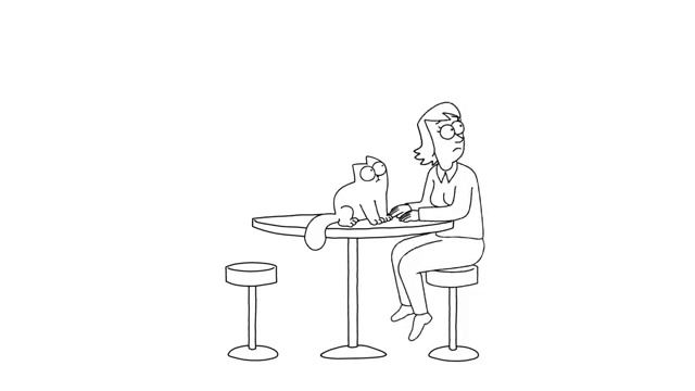 Simon's Cat Love саймон кот саймон люблю