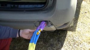 Renault Duster 2.0 4x4 !  tow rope ! Буксировочный трос! How to properly attach the tow rope