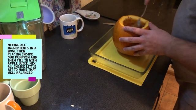 Sweet Stuffed Pumpkin (Halloween and Thanksgiving recipe) / Печёная тыква со сладкой начинкой! смотреть онлайн