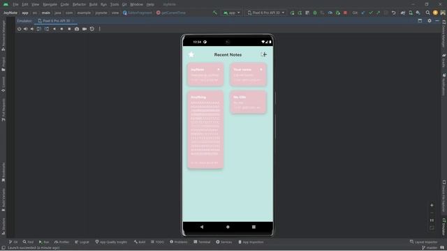 JoyNote - Simple Note Application - Android Studio Kotlin смотреть онлайн