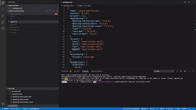Setting up a custom .babelrc file without ejecting a React App created using create react app смотреть онлайн