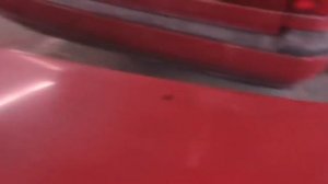 Покраска,полировка акрил красный ч 2