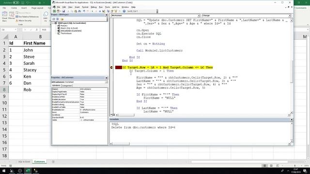 Insert/Delete Records in SQL using Excel VBA смотреть онлайн