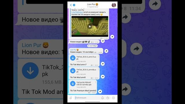 Новый Тик Ток Мод | Самая последняя версия 2023 смотреть онлайн