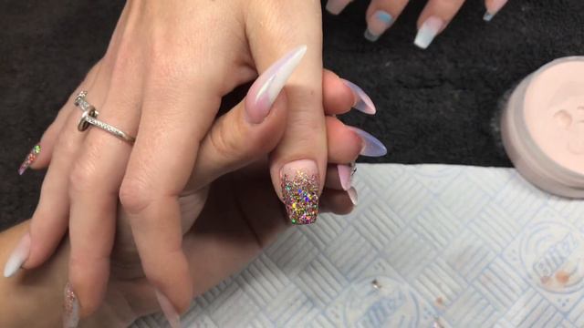 Rose Gold | Nude Acrylic Nails смотреть онлайн
