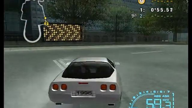 Corvette гонка на Корветте C4 1996 года смотреть онлайн