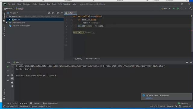 python101 - part 5: Data Type: Boolean and None & Using Functions to organize your codes смотреть онлайн