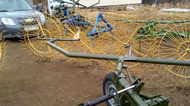 Грабли Валковые. Рабочие колеса"Беляевские" смотреть онлайн