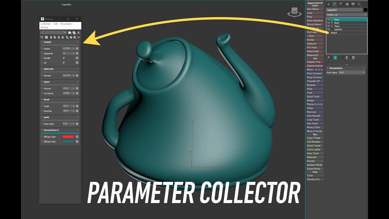 Dark Max № 90 - Collect the necessary parameters from any objects to Parameter Collector смотреть онлайн