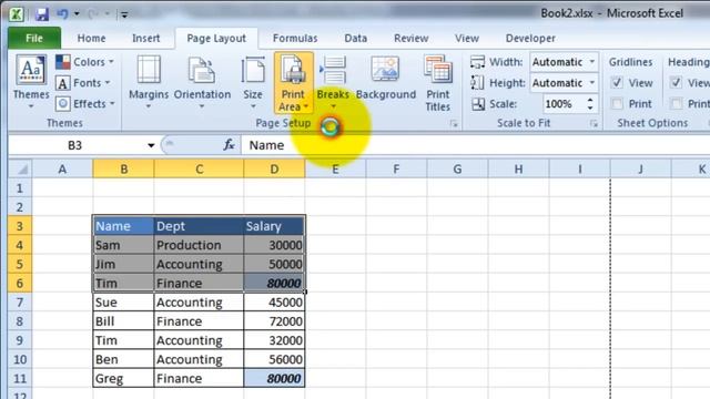 VideoExcel - How to manually set the print area in Excel 2010 смотреть онлайн