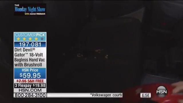 Dirt Devil Gator 18Volt Bagless Hand Vac with Brushroll смотреть онлайн