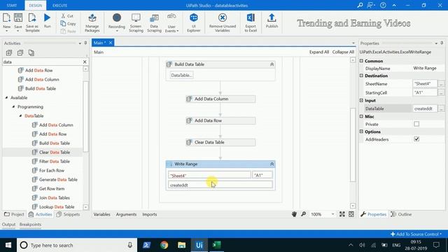 Data Table Activities - UiPath | Excel Automation | UiPath for beginners | Tamil смотреть онлайн