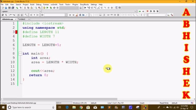 Constants or Literals in C++ in Telugu by Kotha Abhishek смотреть онлайн