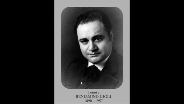 Tenore BENIAMINO GIGLI - (P. Mascagni) "Stornelli marini" (1926) смотреть онлайн