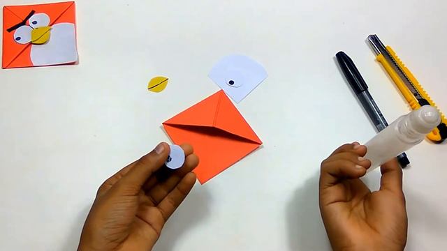 Easy Paper Angry Bird Bookmark Corner - Easy Origami Bookmark Animals - Cute Paper Bookmark For Kid смотреть онлайн