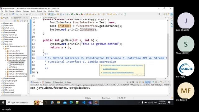 Java Industrial Training | Java 8 Features | Stream API | Functional Interface | Lambda Expression смотреть онлайн