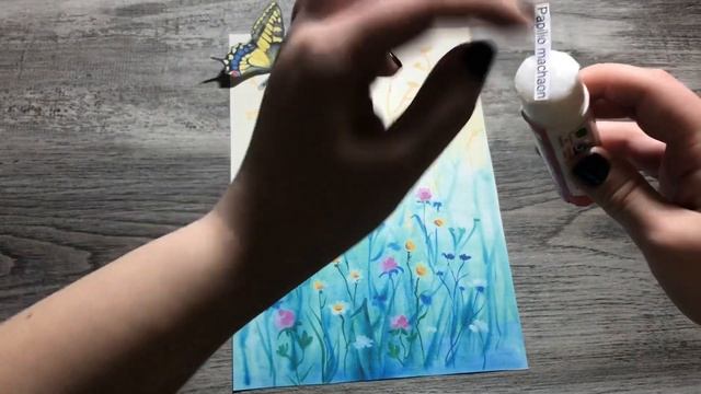 Объемная аппликация с бабочками / 3D Printable Butterfly Craft смотреть онлайн