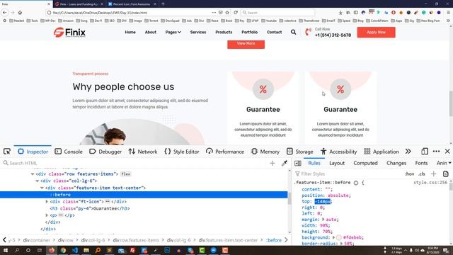 Day - 33, Part-3 || Why Choose us Section | Creating a full website from a ThemeForest template... смотреть онлайн