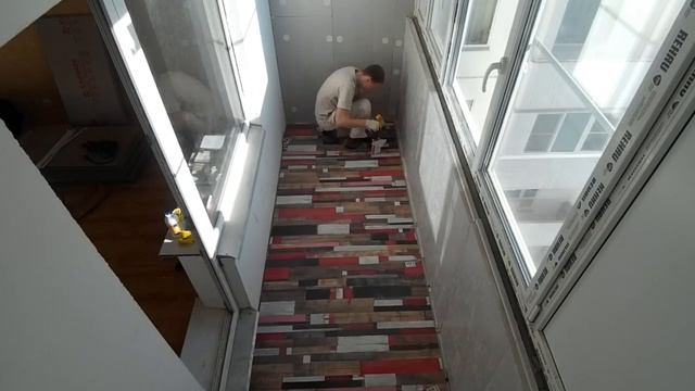 Утепление и обшивка балкона плитами QuickDeck смотреть онлайн