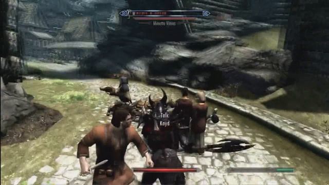 Skyrim Best Heavy Armor - Daedric Armor + Solitude Massacre смотреть онлайн