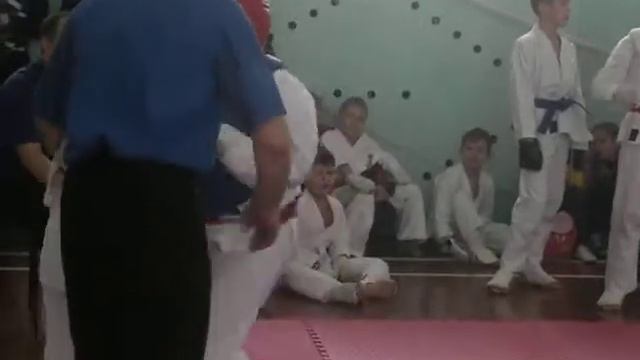 Я на саривнованиях по Karate Kyokushinkai