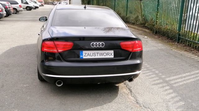 Audi A8 (D4) 3.0TDi Quattro Fitted with rear silencer deletes смотреть онлайн