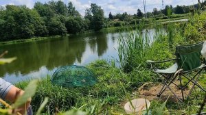 Как мы первый раз, раков ловили на раколовку зонтик