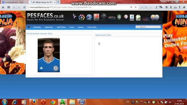Как Установить Лицо В PES 2013 смотреть онлайн