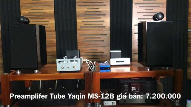 Preamplifer Tube, Có Cổng Phono, YaQin MS - 12B, 2*12ax7, 2*12au7, LH:0971593368
