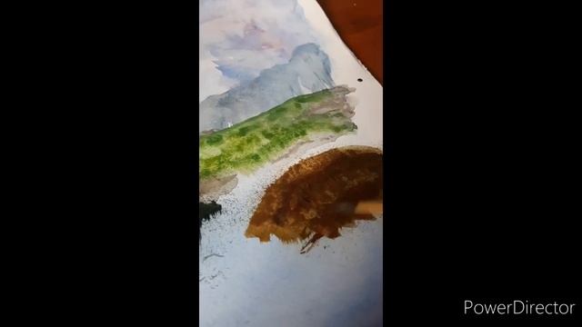 Как нарисовать красивый лес (акварель+гуашь) поэтапно смотреть онлайн