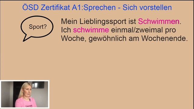 ÖSD Zertifikat A1, Sprechen, Teil 1: Универсальные фразы для устной части экзамена! смотреть онлайн