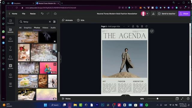 How To Create A Newsletter With Canva (2023) Canva Newsletter Tutorial