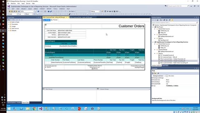 Sophisticated Techniques to Use in Reporting Services смотреть онлайн