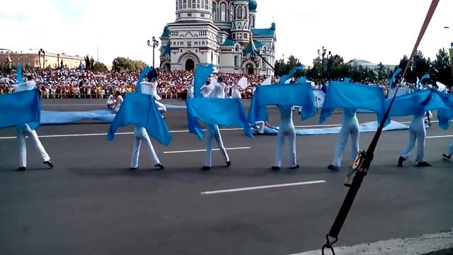 Омск-300 !!! Выступление ансамбль Улыбка. смотреть онлайн