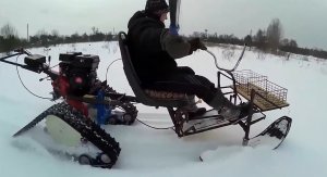 ГУСЕНИЦЫ для МОТОБЛОКА часть2 ИСПЫТАНИЯ.mp4