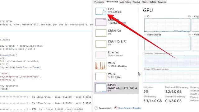 TensorFlow MNIST Training Time on GPU смотреть онлайн