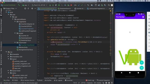 3 - MVVM - Android, ViewModel nâng cấp chất lượng về architecture của ứng dụng sau video này!!! смотреть онлайн