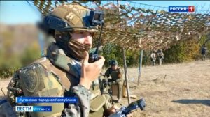 Обучение бойцов на полигоне