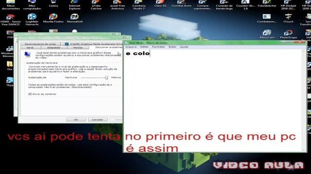 Como Arrumar o erro do Minecraft no windows xp смотреть онлайн