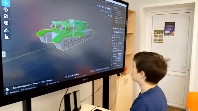 Нестеров Я. 3D-модель «Танк-Х» смотреть онлайн