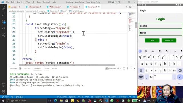 20.2 React Navigation 6 Navigate One Page to Another in React Native CLI | Dr Vipin Classes смотреть онлайн