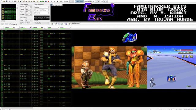 Famitracker Bits - Big Blue (F-Zero) [8-bit, 2a03] смотреть онлайн
