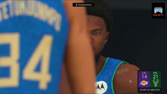LOS ANGELES LAKERS VS MILWAUKEE BUCKS NBA 2K24 CURRENT GEN смотреть онлайн