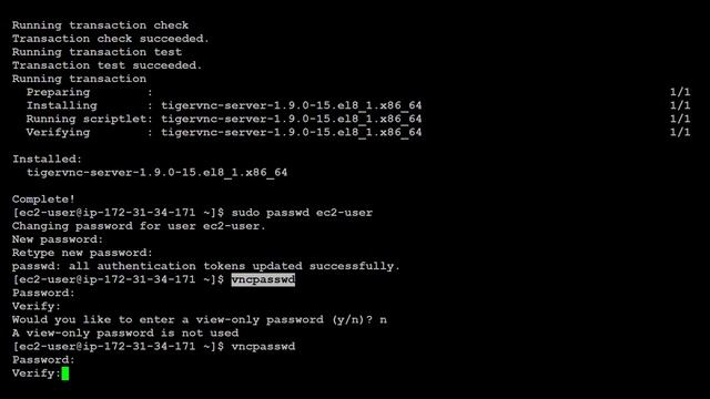 AWS VNC X-window installation on EC2 Part 9 AWS web-based application setup смотреть онлайн