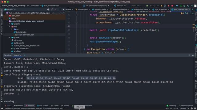 How to get SHA1 key for firebase | Flutter Android App Generate SHA1 Key | Google Sign in смотреть онлайн
