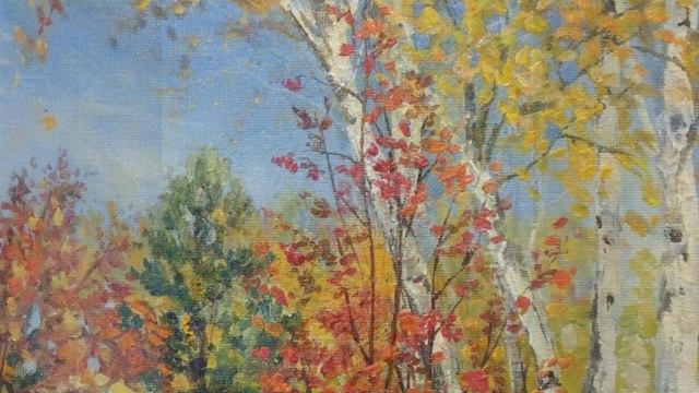Золотая осень. этюд. Худножник Галина Горбановская / Golden autumn. etude / Galina Gorbanovska смотреть онлайн